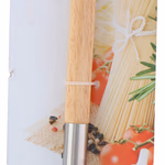 ALPINA Szedőkanál spagettihez 31,5cm fém/fa 