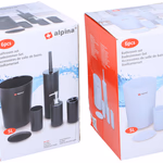 ALPINA Fürdőszobai szett 6 részes, műanyag, 2 színben thumbnail 1