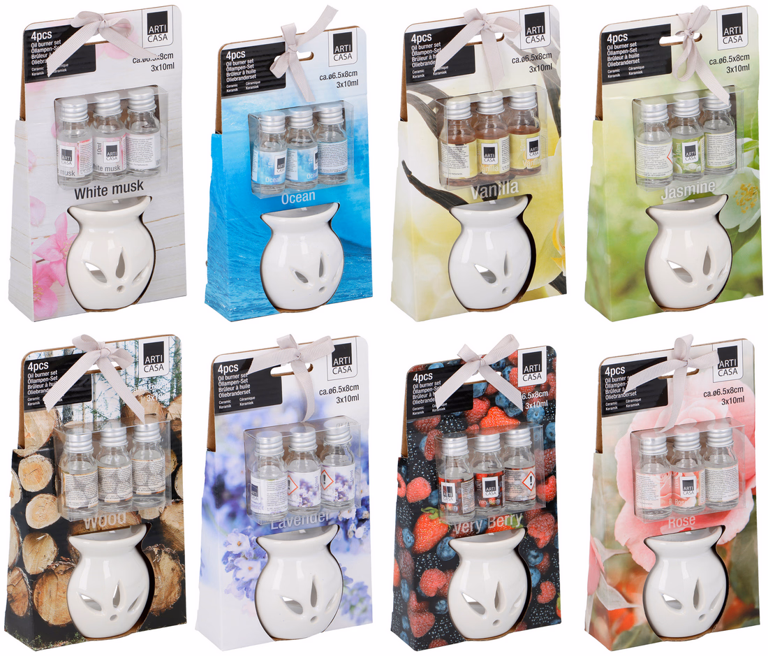 ARTICASA Illóolaj párologtató szett 3x10ml, 8 féle - - Image 1 of 2