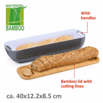 ALPINA Kenyértartó 40x12x8cm bambus fedéllel  thumbnail 2