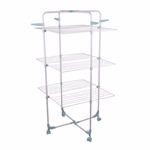ALPINA Ruhaszárító állvány 3 szintes gurulós 30m 134x68x38cm thumbnail 2