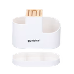 ALPINA Konyhai főzőeszköz és kés tároló 26x12x21cm, műa+bambusz thumbnail 2