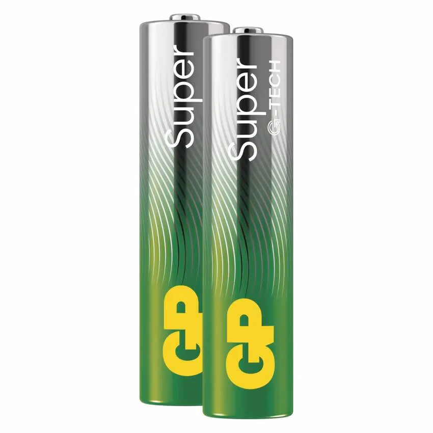 GP Super Alkáli elem - Micro - LR03 (AAA) - 2db/fólia - Image 1 of 3