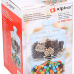 ALPINA Tároló üvegedény 2 emeletes D16x28cm  thumbnail 1