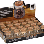 ARTICASA Tároló üveg parafadugóval, 6x7,5cm displ(24) thumbnail 1