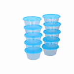 Tárolódoboz 10 db+tető 650ml 15x9cm műanyag thumbnail 2