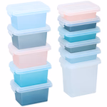 Tárolódoboz fedeles 11db (5x1L, 5x0,2L, 1x0,4L) thumbnail 2