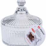 ALPINA Tároló üveg fedéllel 138x138x145cm 527ml 