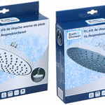 BATH & SHOWER Zuhany esőztető kör 20x20x7cm 2 féle thumbnail 1