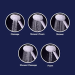 BATH & SHOWER Zuhanyfej 5 funkciós 25x12x5cm 2 színben thumbnail 4