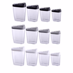 ALPINA Tároló doboz 4 darabos 1,25/0,85/0,6/0,5L, 3 színben  thumbnail 2