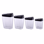 ALPINA Tároló doboz 4 darabos 1,25/0,85/0,6/0,5L, 3 színben  thumbnail 3