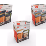 ALPINA Tároló doboz 4 darabos 1,25/0,85/0,6/0,5L, 3 színben  thumbnail 1