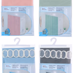 BATH & SHOWER Zuhanyfüggöny 180x180cm 4 színben thumbnail 1