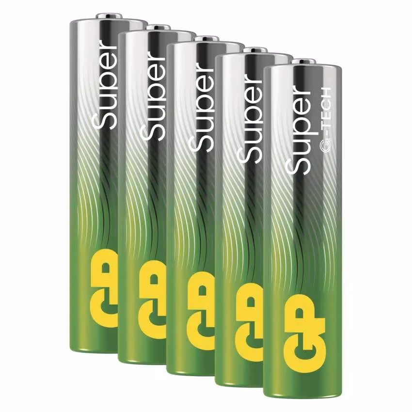 GP Super Alkáli elem - Micro - LR03 (AAA) - 5db/bliszter - Image 1 of 3