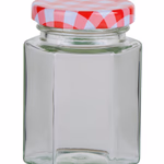 ALPINA Befőttes üveg fedéllel 4db displayben Ø5xh8cm 100ml 400gr thumbnail 2