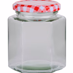 ALPINA Befőttes üveg fedéllel 4db displayben Ø8xh10cm 380ml 853gr thumbnail 2