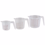 CUISINE ELEGANCE Mérőedény szett 3 darabos, műanyag 250ml/500ml/1L thumbnail 2
