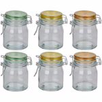 ALPINA Csattos befőttesüveg színes tetővel 6db 22x14,5x9cm  thumbnail 2