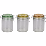 ALPINA Csattos befőttesüveg színes tetővel 3db 30x12,5x14,5cm  thumbnail 2