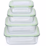 ALPINA tároló edény 9db, 210-1520ml, 4kg, üveg műa. tetővel thumbnail 2