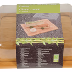 Sajttároló 25x20x8cm, bambusz+műanyag thumbnail 1