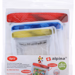 ALPINA Tároló tasak 6 darabos, újrahasználható 70/150/400ml műanyag  thumbnail 1