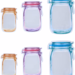 ALPINA Tároló zacskó visszazárható, csatos üveg mintájú, 6 darabos 150ml/400ml/750ml  thumbnail 1