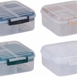 ALPINA Uzsonnás doboz szett 18x17x8cm 4 féle  thumbnail 1