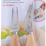 ALPINA Sajtvágó szett 2 darabos, 14/13cm, acél&fa  thumbnail 1