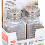 ALPINA só/bors szóró üveg, 4x4x9,3cm 2 részes  thumbnail 1