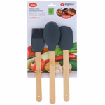 ALPINA Főzőkanál szett bambusz/szilikon 3db 2 féle  thumbnail 4