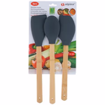 ALPINA Főzőkanál szett bambusz/szilikon 3db 2 féle  thumbnail 3