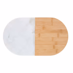 ALPINA Vágódeszka ovális márvány/bambusz 37x22x1.4cm  thumbnail 2