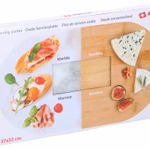 ALPINA Vágódeszka ovális márvány/bambusz 37x22x1.4cm  thumbnail 1