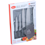 ALPINA kés-élező-vágódeszka 8 részes szett, rozsdamentes acél thumbnail 5