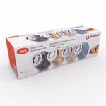 ALPINA Fűszer tároló üveg+tető 4 darabos szett, 200ml 8x8x6cm  thumbnail 1