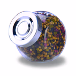 ALPINA Fűszer tároló üveg+tető 4 darabos szett, 200ml 8x8x6cm  thumbnail 2