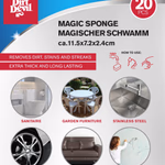 DIRT DEVIL Mágikus szivacs 20db 11,5x7,3x2,4cm 35gr thumbnail 3