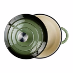 ALPINA Öntöttvas lábas 3,8l zöld  thumbnail 5