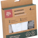 DIRT DEVIL Green - ECO törlőkendő mikroszálas 4db, 40x30cm, újrahasznosított 4 féle thumbnail 1