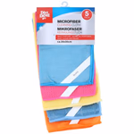 DIRT DEVIL Mikroszálas törlőkendő 5db, 230/250/200/220/220gramm, 30x30cm, 5 szín