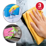 DIRT DEVIL Mikroszálas törlőkendő 3db, 30x30cm, 200gsm displ(96) thumbnail 4