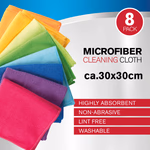 DIRT DEVIL Mikroszálas törlőkendő 8db, 30x30cm, 200gramm thumbnail 1