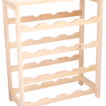 Bortartó állvány 16 üveges, fa 46x23x55cm  thumbnail 1