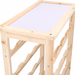 Bortartó állvány 16 üveges, fa 46x23x55cm  thumbnail 2