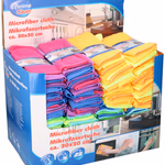 LIFETIME CLEAN Mikroszálas törlőkendő 3db, 30x30cm 200gsm, 4 féle 8 szín Disp(96)  thumbnail 1