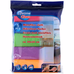 LIFETIME CLEAN Mikroszálas törlőkendő 30x30cm 5db, 200gsm, 4 féle
 thumbnail 6