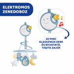 Next 2 Dreams zenélő forgóka - éjszakai fény, kék thumbnail 2