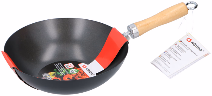 ALPINA Wok 25cm fanyeles 2 réteg non-stick - Image 1 of 3